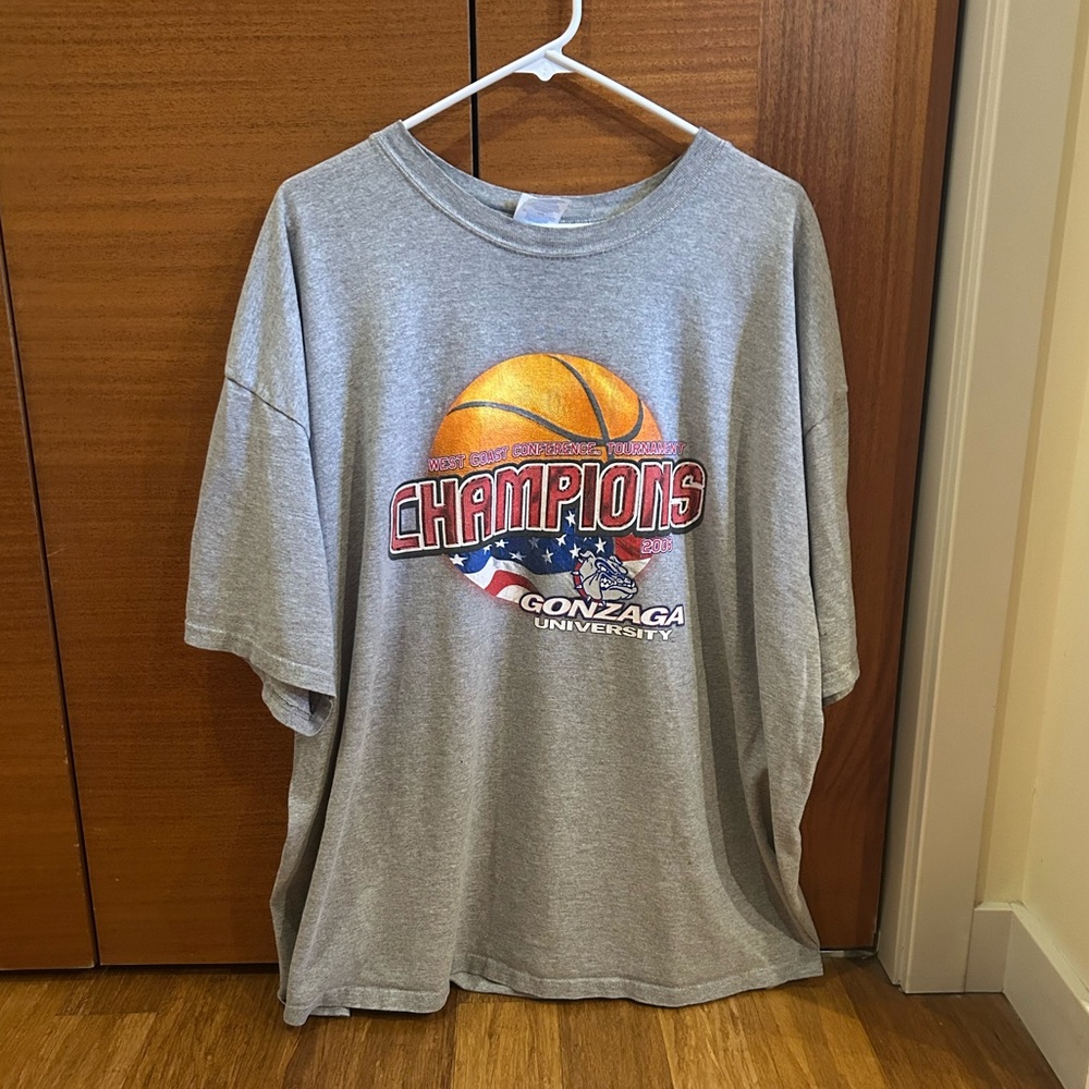 2006 Gonzaga University WCC Champions T-Shirt